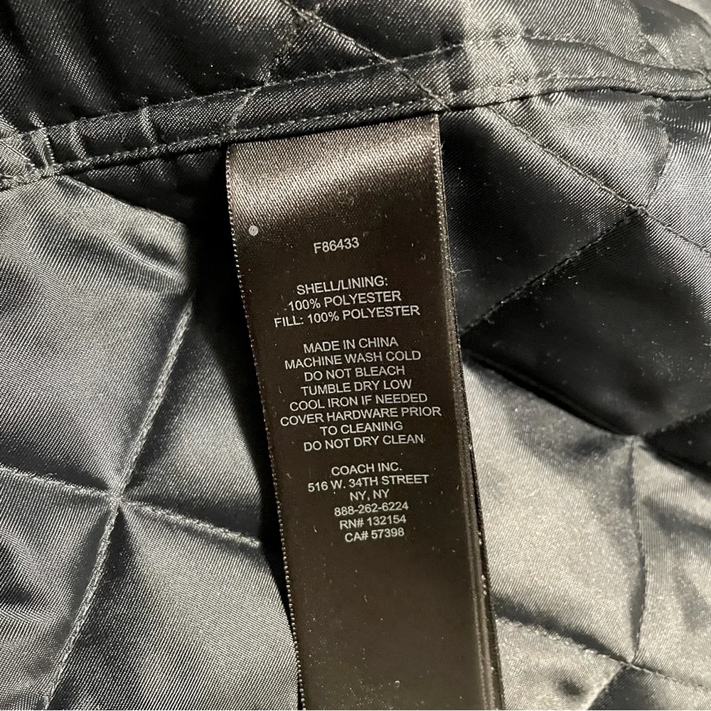 Coach Navy Jacket - Picture 5 of 6